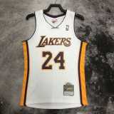 09 10 LAKERS BRYANT #24 White NBA Jerseys AAA42107