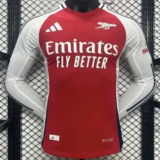 2024/25 ASN Home Red Player Long Sleeve Soccer jersey