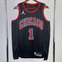 2023 BULLS ROSE #1 Hot Pressing NBA Jerseys