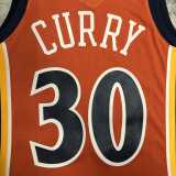10 11 WARRIORS CURRY #30 Orange NBA Jerseys AAA42094