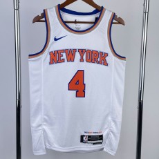 2023 KNICKS ROSE #4 White NBA Jerseys