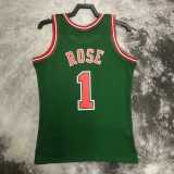 08 09 BULLS ROSE #1 Green NBA Jerseys AAA42827