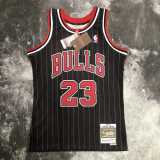 96 97 BULLS JORDAN #23 Black NBA Jerseys AAA42118