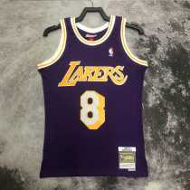 96 97 LAKERS BRYANT #8 Purple NBA Jerseys AAA42113