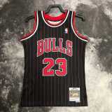 96 97 BULLS JORDAN #23 Black NBA Jerseys AAA42118