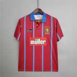 93 95 Aston Villa Home Retro Men Soccer jersey AAA38528