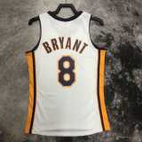 03 04 LAKERS BRYANT #8 White NBA Jerseys AAA42106