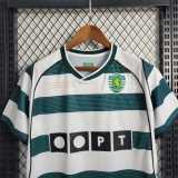 02 04 Sporting CP Home Retro Men Soccer jersey AAA40532