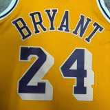07 08 LAKERS BRYANT #24 Yellow NBA Jerseys AAA42835