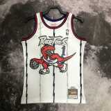 1999/00 RAPTORS MCGRADY #1 White NBA Jerseys