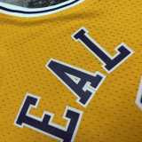 97 98 LAKERS ONEAL #34 Yellow NBA Jerseys AAA42101