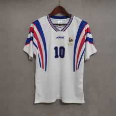 1996 France Away Retro Men Soccer jersey AAA36070