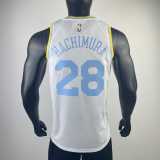 2023 LAKERS HACHIMURA #28 White NBA Jerseys