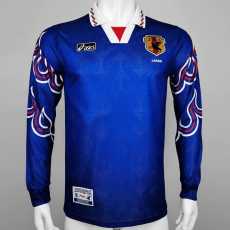 98 99 Japan Long Sleeve soccer jersey 1998 1999 Retro Home Men football shirt AAA36114