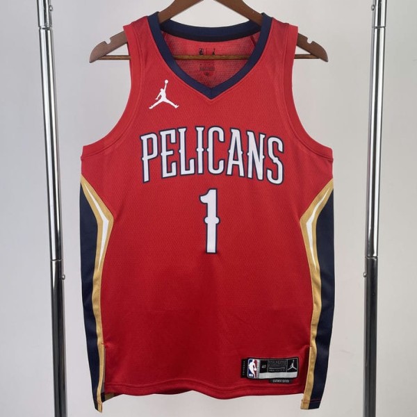 2023 PELICANS WILLIAMSON #1 NBA Jerseys