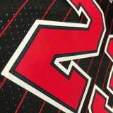 96 97 BULLS JORDAN #23 Black NBA Jerseys AAA42118