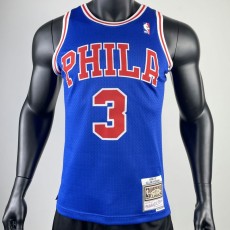 2023 76ERS IVERSON #3 Blue NBA Jerseys