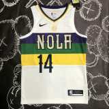 18 19 PELICANS INGRAM #14 NBA Jerseys AAA41288