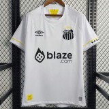 23 24 Santos FC Home Fans Version Men Soccer jersey AAA43830