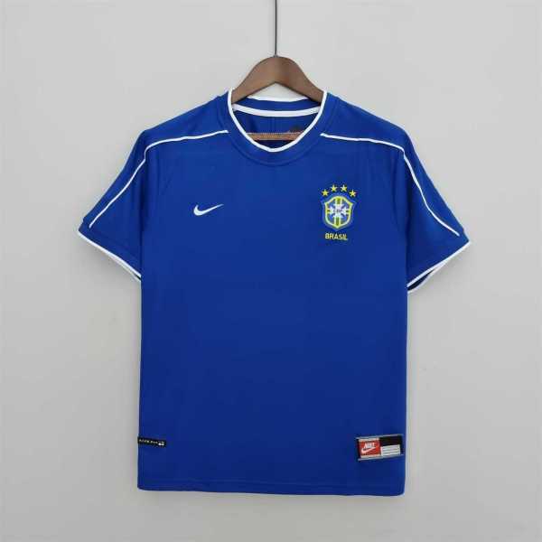 1998 Brazil Away Retro Men Soccer jersey AAA36229
