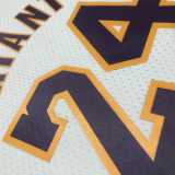 09 10 LAKERS BRYANT #24 White NBA Jerseys AAA42107