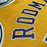99 00 LAKERS RODMAN #73 Yellow NBA Jerseys AAA42103