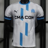 2024/25 Marseille Home White Player Soccer jersey