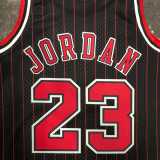 96 97 BULLS JORDAN #23 Black NBA Jerseys AAA42118
