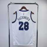 2023 LAKERS HACHIMURA #28 White NBA Jerseys