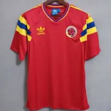 1990 Colombia Away Retro Men Soccer jersey AAA36223