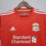 10 11 LIV Home Retro Men Soccer jersey AAA38488