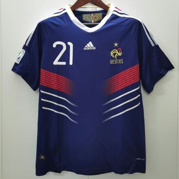 2010 France Retro Men Soccer jersey AAA42467