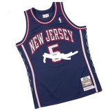 06 07 NETS KIDO #5 Dark Blue NBA Jerseys AAA42837