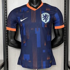 2024 Netherlands Away Dark Blue Player Soccer jersey