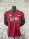 2020 New Zealand Highlanders Dark red Rugby Jersey AAA43048