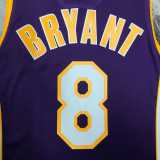 01 02 LAKERS BRYANT #8 Purple NBA Jerseys AAA42100