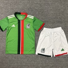 2025 Mexico Home Fans Kids Soccer jersey