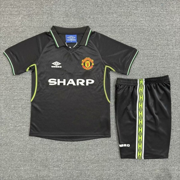 1998 Man Utd 3RD Retro Kids Soccer jersey