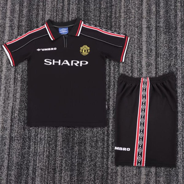 1998/99 Man Utd 3RD Retro Kids Soccer jersey