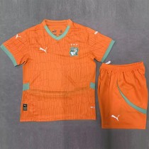 2025 Cote dIvoire Home Fans Kids Soccer jersey