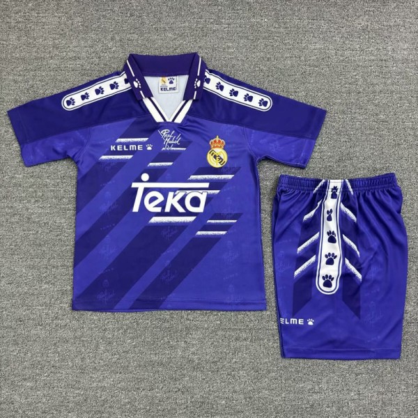 1994/96 R MAD Away Retro Kids Soccer jersey