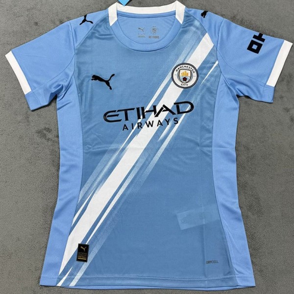2025/26 Man City Home Fans Women Soccer jersey