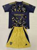 2025/26 Boca Juniors 3RD Fans Kids Soccer jersey