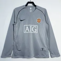 2007/08 Man Utd GKR Retro Long Sleeve Soccer jersey