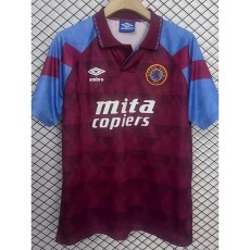 1990 Aston Villa Home Retro Soccer jersey