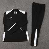 2025/26 Black Half Pull Tracksuit