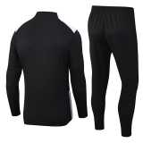 2025/26 Black Half Pull Tracksuit
