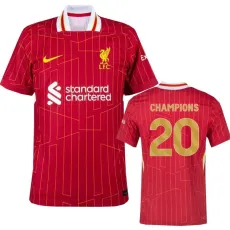 2024/25 LIV Home Red CHAMPIONS # 20 Fans Soccer jersey