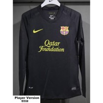 [PLAYER] 2011/12 BAR Away Black Retro Long Sleeve Soccer jersey