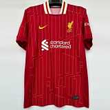 2024/25 LIV Home Print CHAMPIONS 24/25 Fans Soccer jersey
